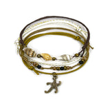 Golden Starfish Bracelet - Yellow