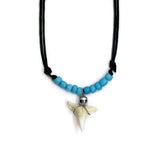 Blue Shark Tooth Necklace