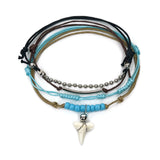 Blue Shark Tooth Bracelet