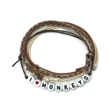 I Heart Monkeys Bracelet