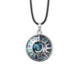 Sun & Moon Abalone Shell Necklace